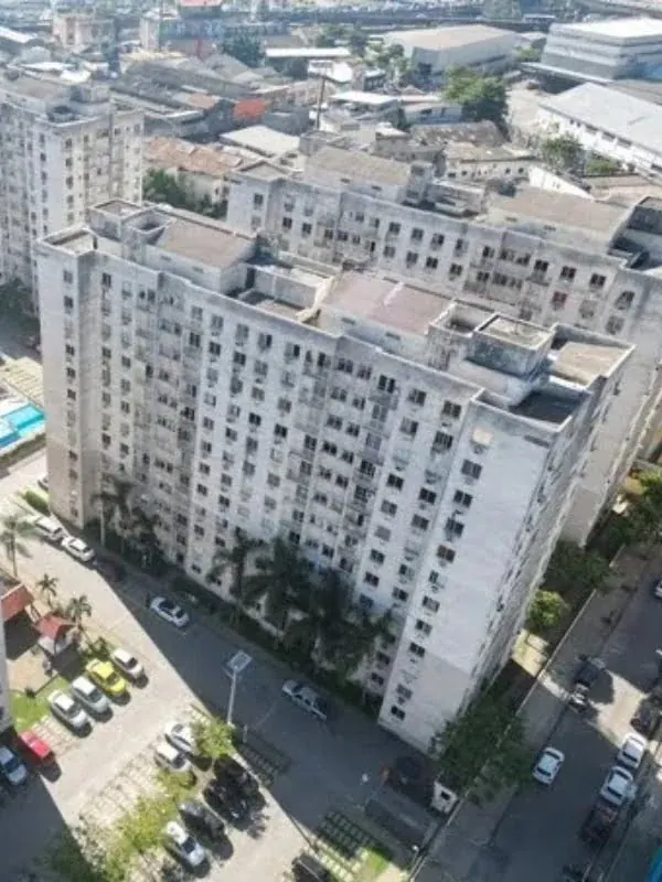 Fachada do Cond. Morada Carioca, em São Cristóvão, após obra da Porti Engenharia