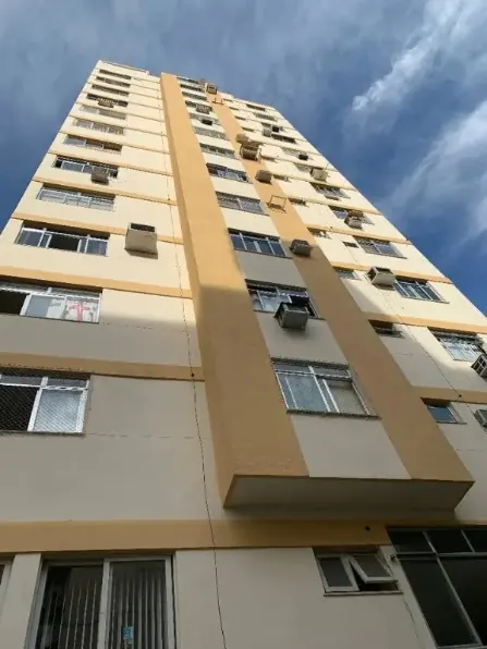 Fachada do Edifício Luiz Guimarães, em Vila Isabel, após obra da Porti Engenharia