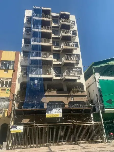 Fachada do Edifício Olga Balassiano, em Tijuca, após obra da Porti Engenharia