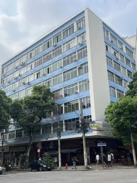 Fachada do Edifício Santa Fé, em Tijuca, após obra da Porti Engenharia